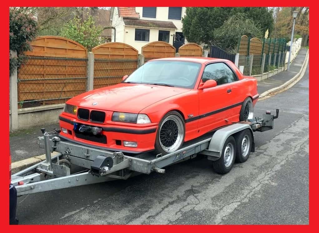 LOCATION - Remorque porte voiture double essieux PTAC 2000kg