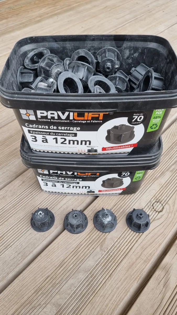 Pavilift Cadrans de serrage 3 à 12 mm