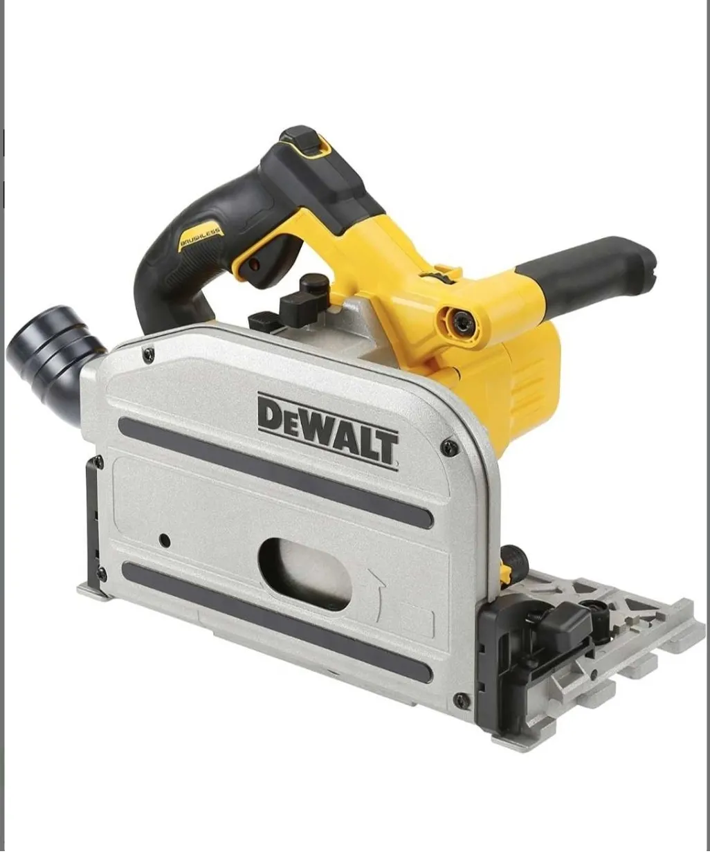 Scie plongeante sans fil Dewalt avec rail de coupe