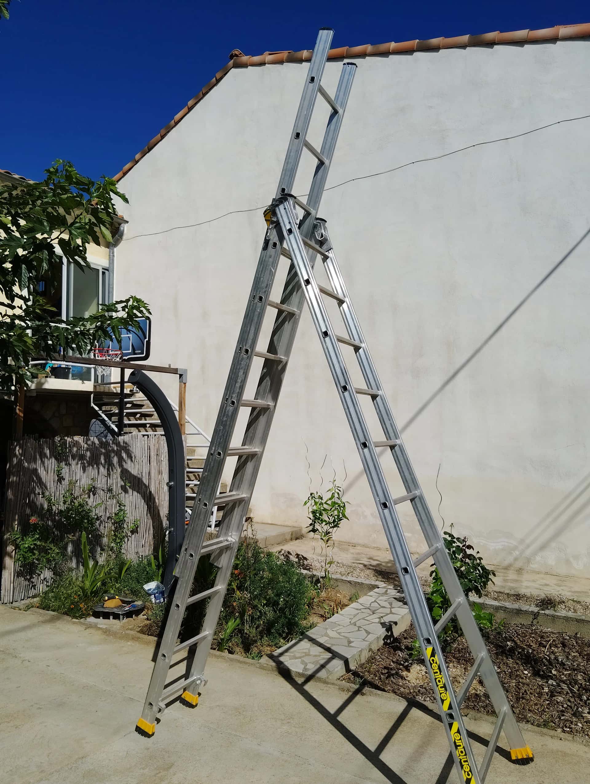 Echelle transformable 3 plans