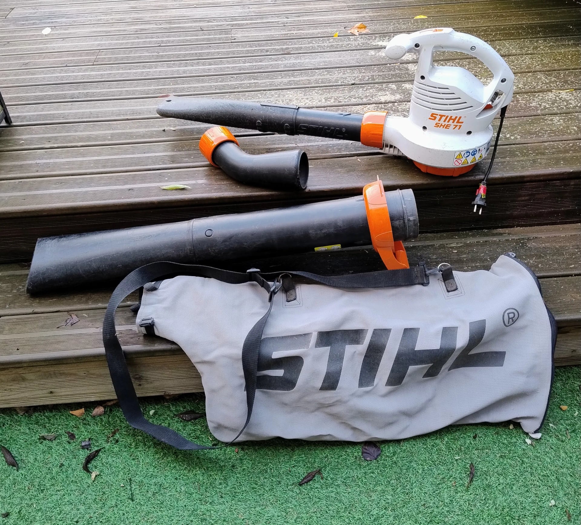 Souffleur aspirateur de feuilles