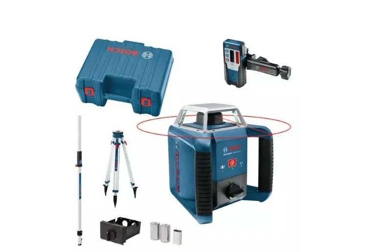 Laser rotatif Bosch extérieur - intérieur