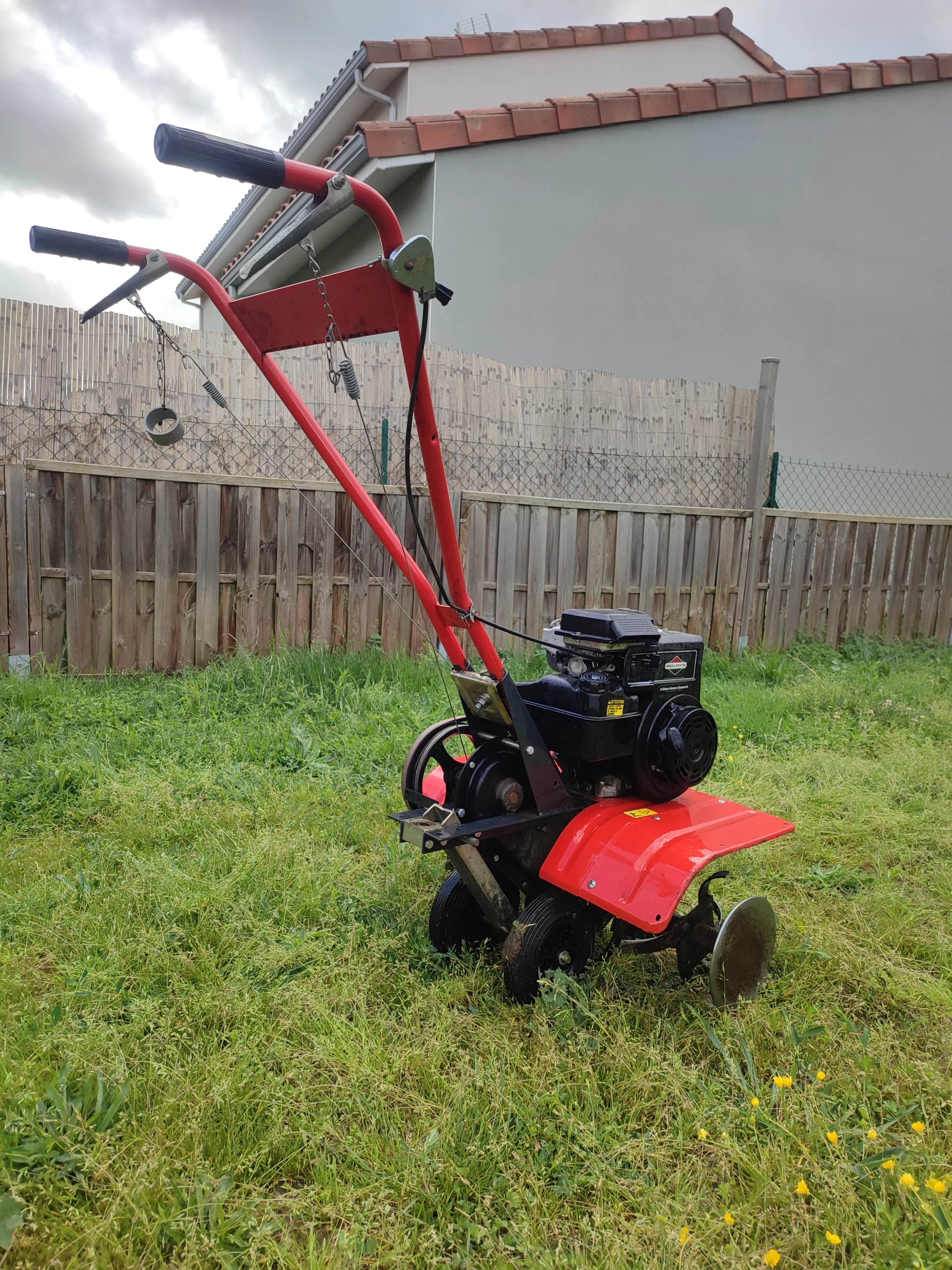 Motoculteur 4 fraises