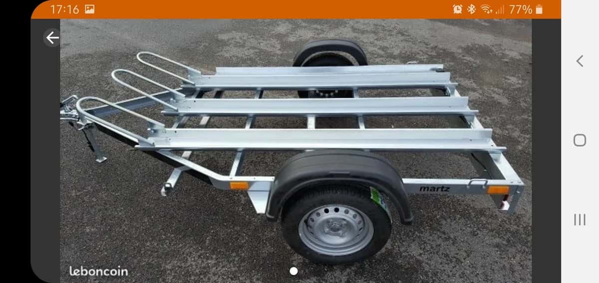 Remorque Moto scooter, MP3, quad.