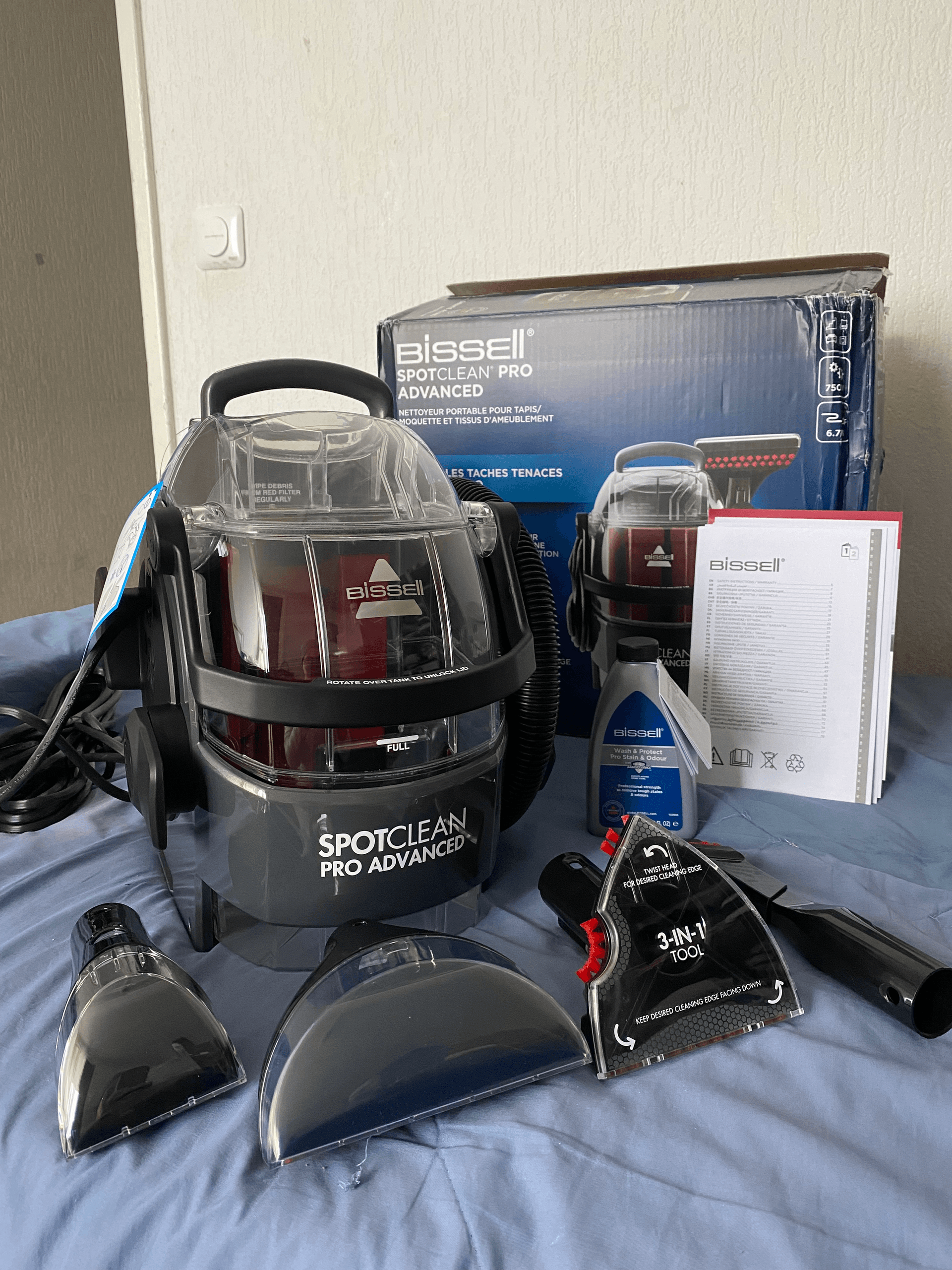 Location shampouineuse BISSELL professionnelle – Tapis, canapé, voiture