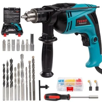 🔩 Location : Perceuse à percussion filaire TEENO 710W + coffret 20 accessoires