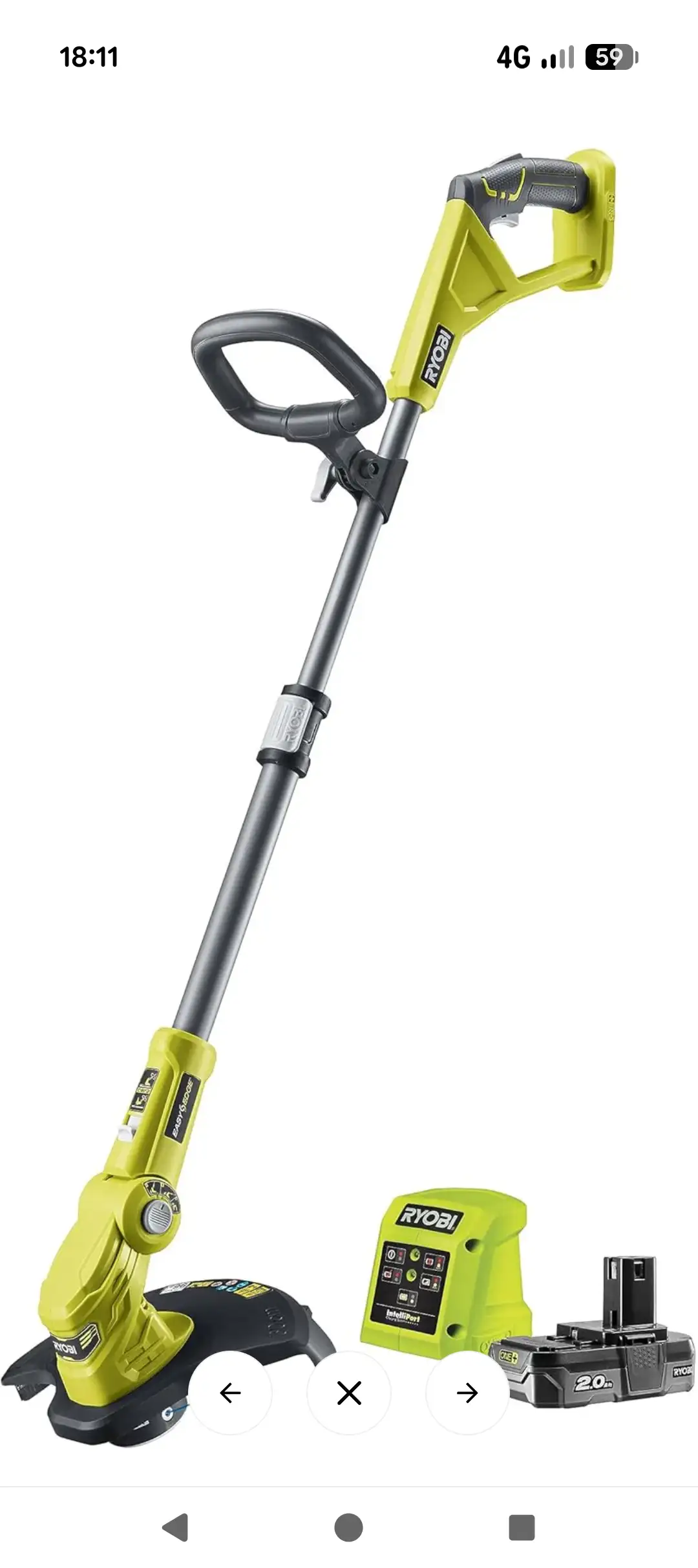 Coupe bordure Ryobi