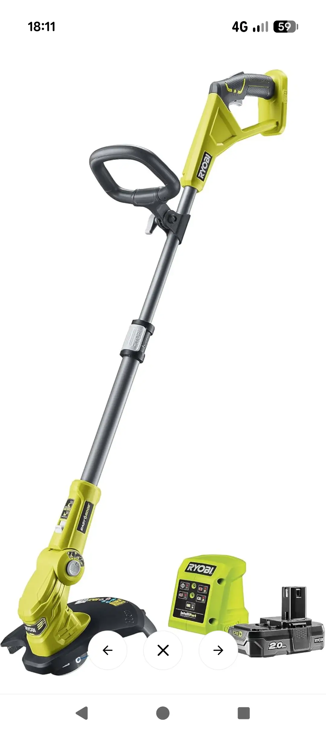 Coupe bordure Ryobi