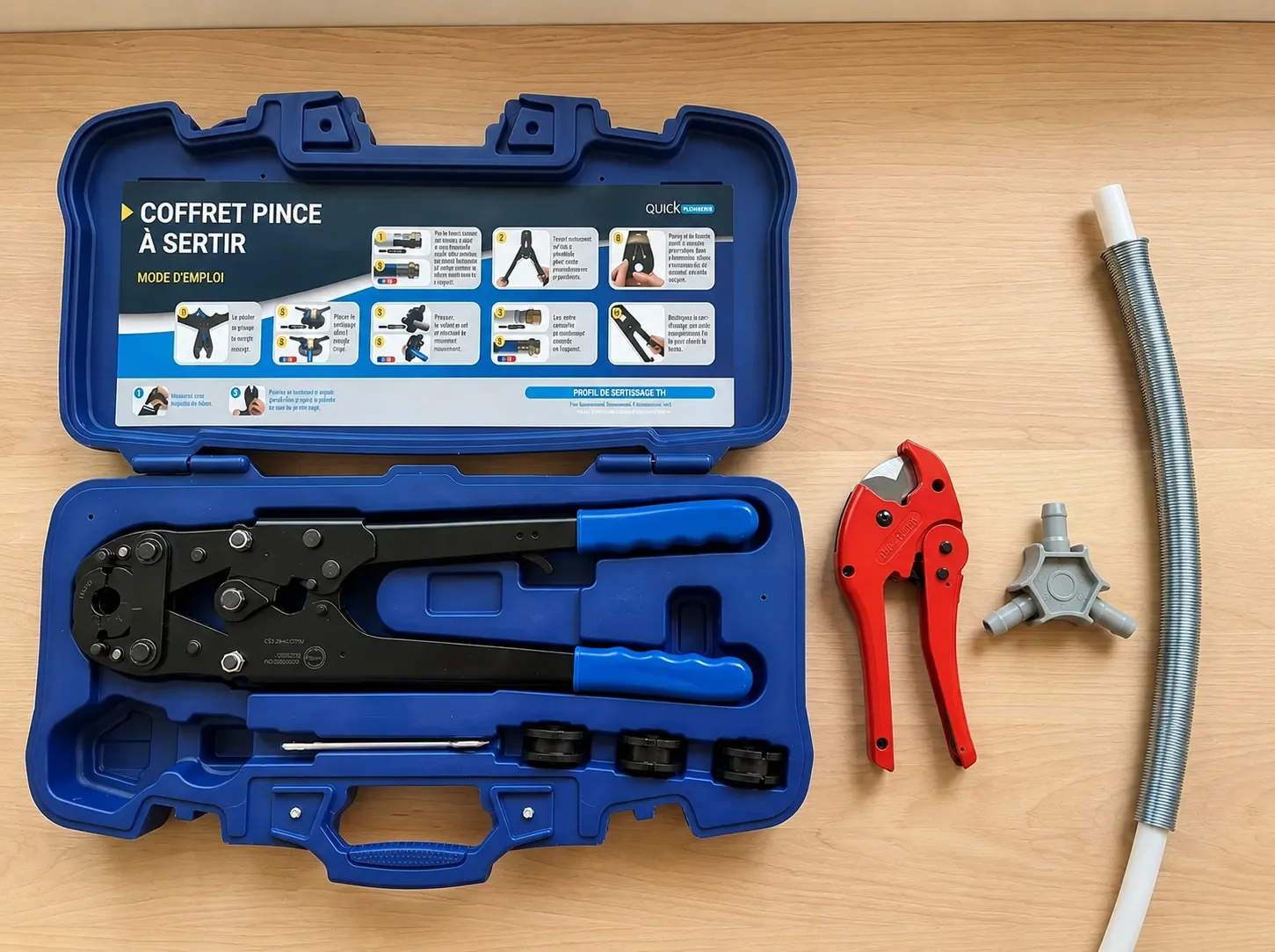 KIT pince à sertir multicouche / PER — Location 15€/jour