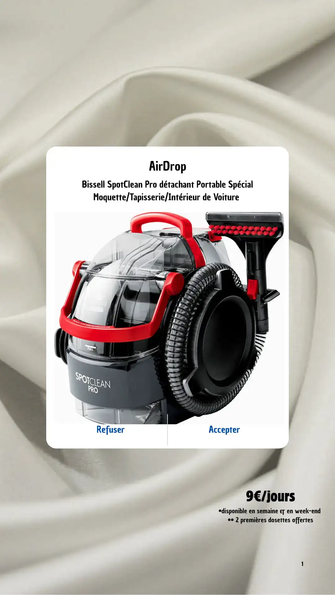 Nettoyeur Détacheur Bissell SpotClean Pro