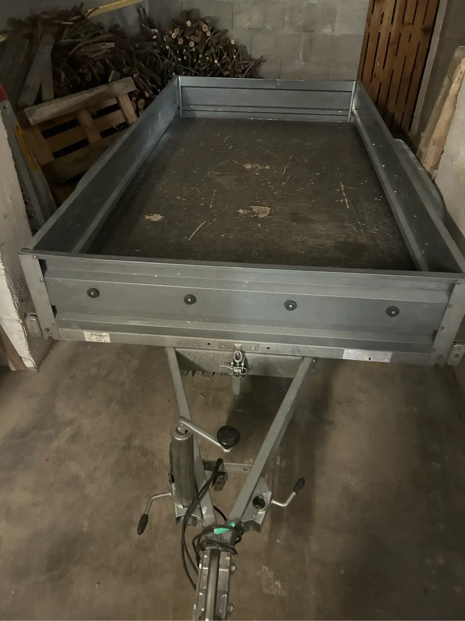 Remorque double essieux 125 x252