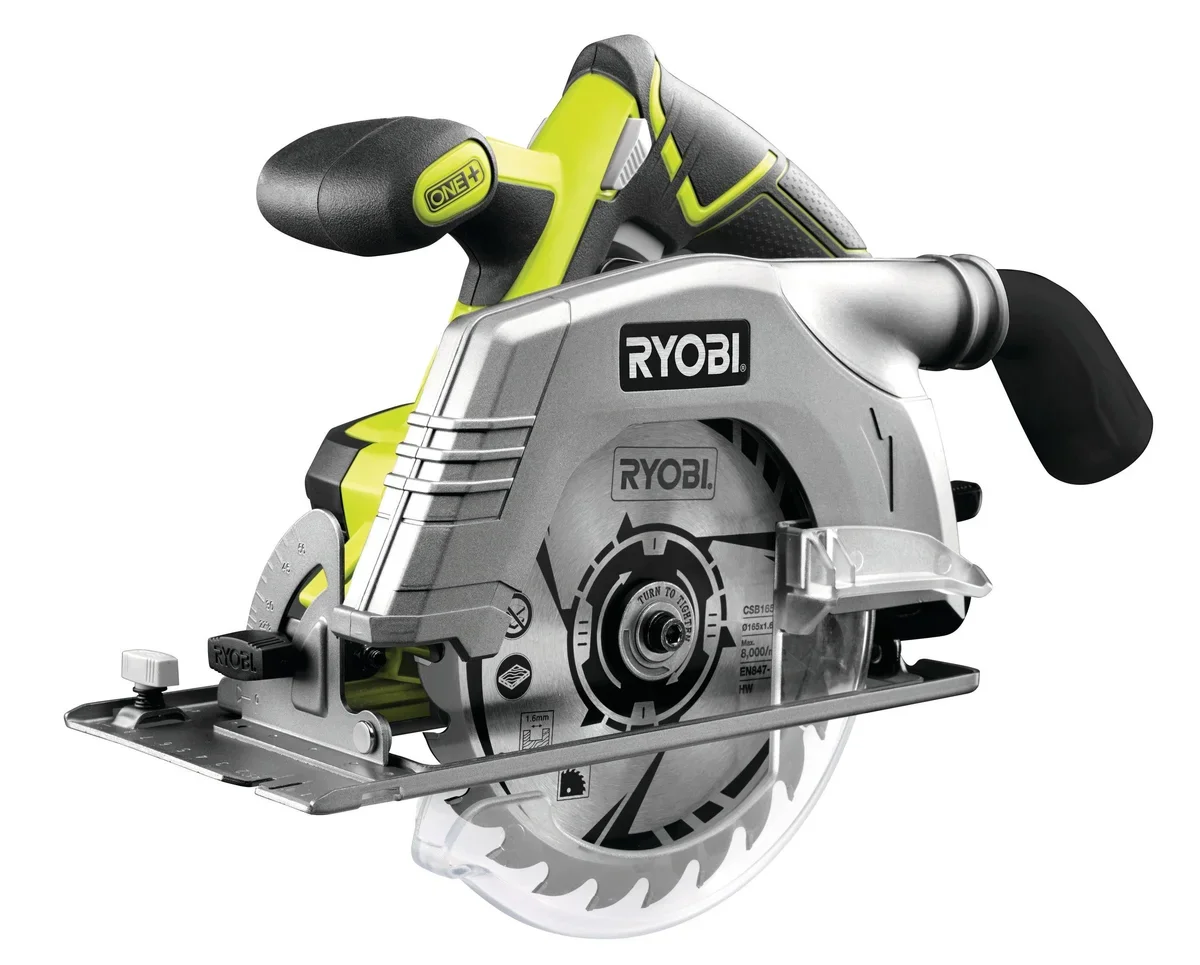 Scie circulaire sans fil RYOBI ONE+ R18CS-0 18V 165mm sans batterie