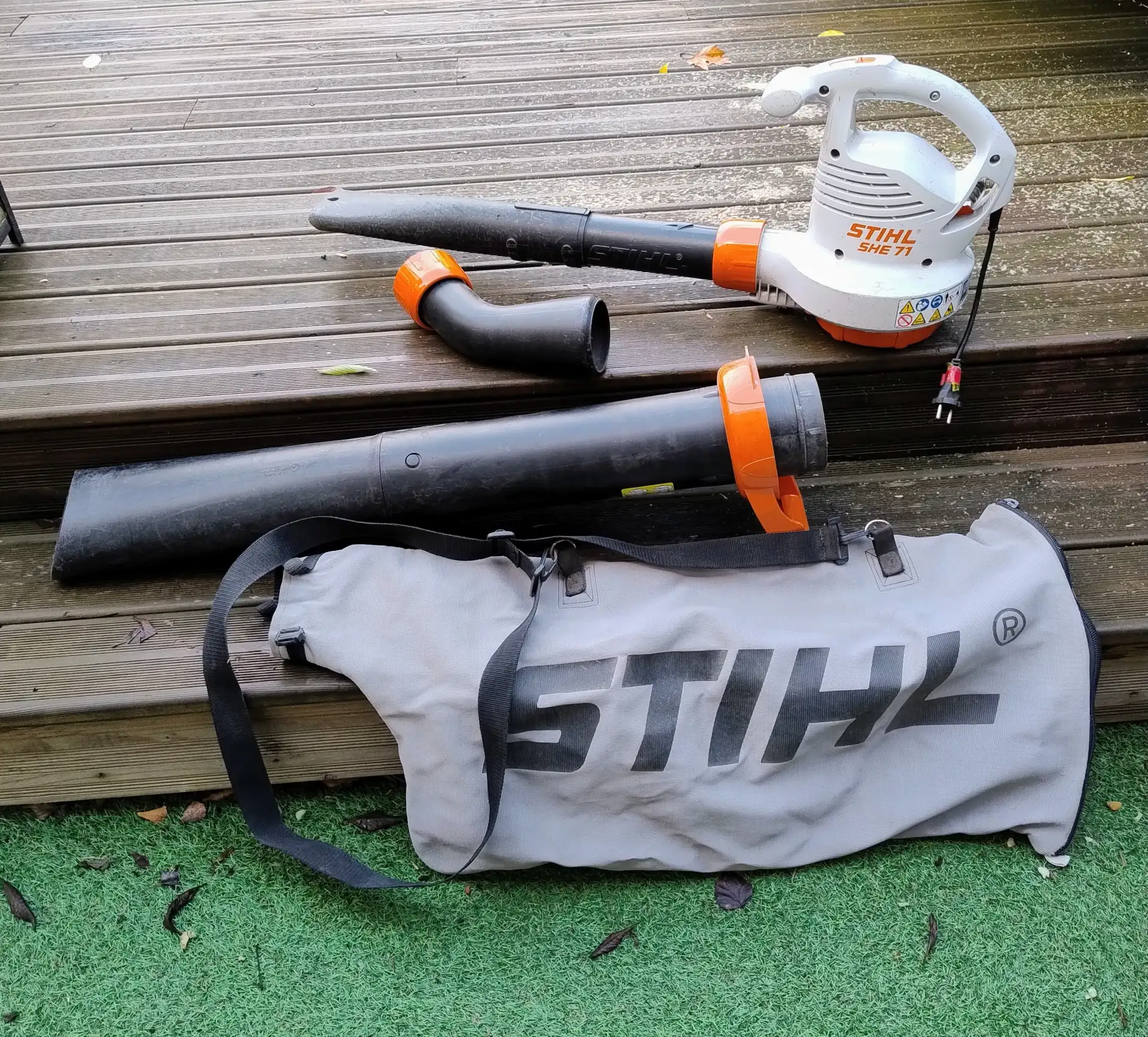 Souffleur aspirateur de feuilles
