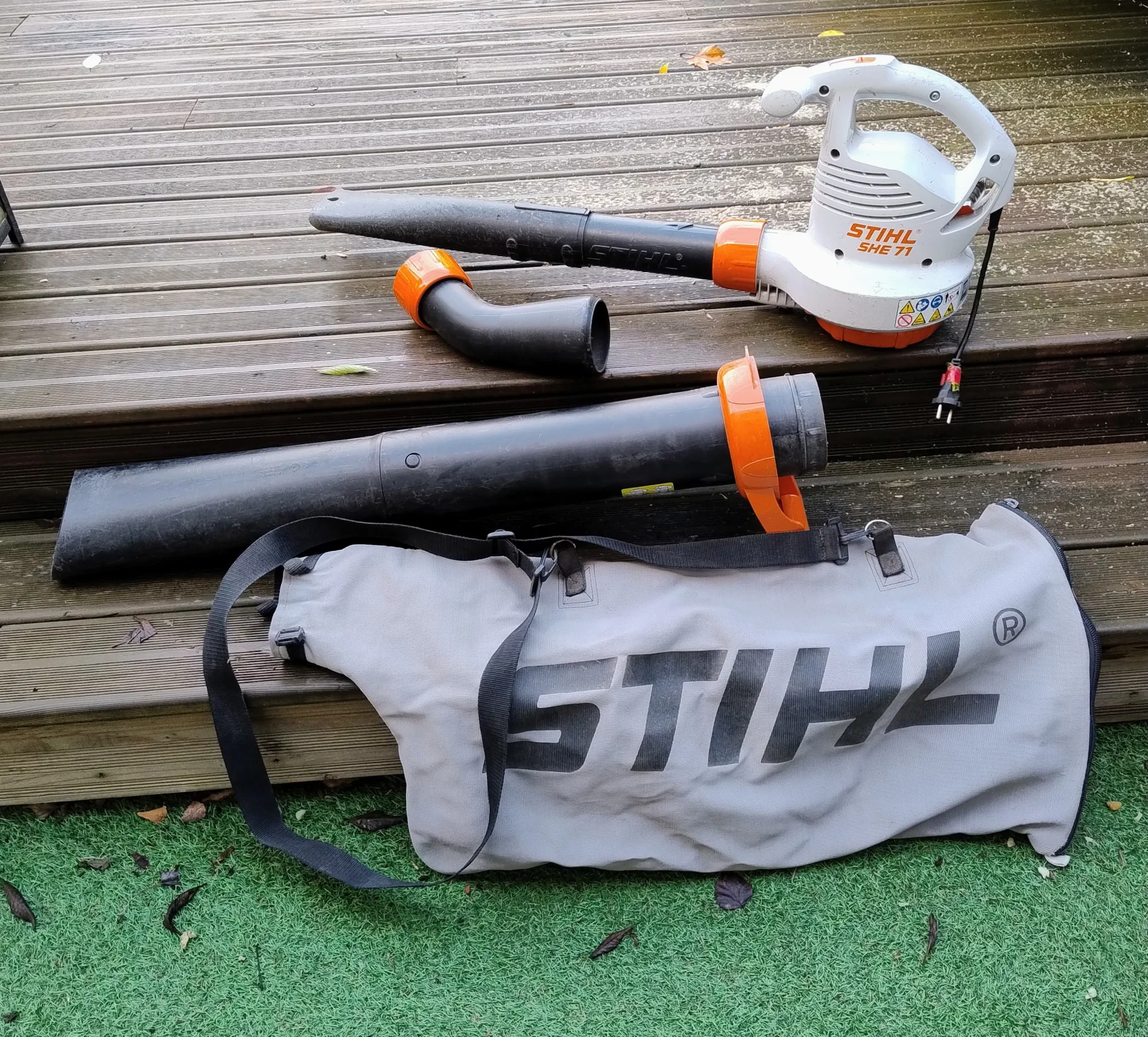 Souffleur aspirateur de feuilles