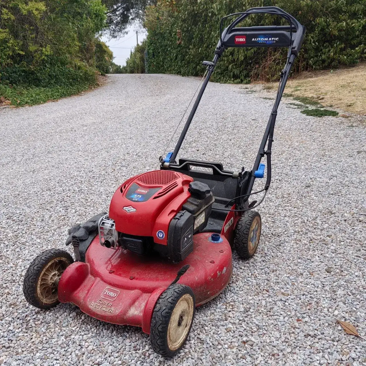 Tondeuse thermique tractée TORO 675 GTS (Mulching / Ramassage)