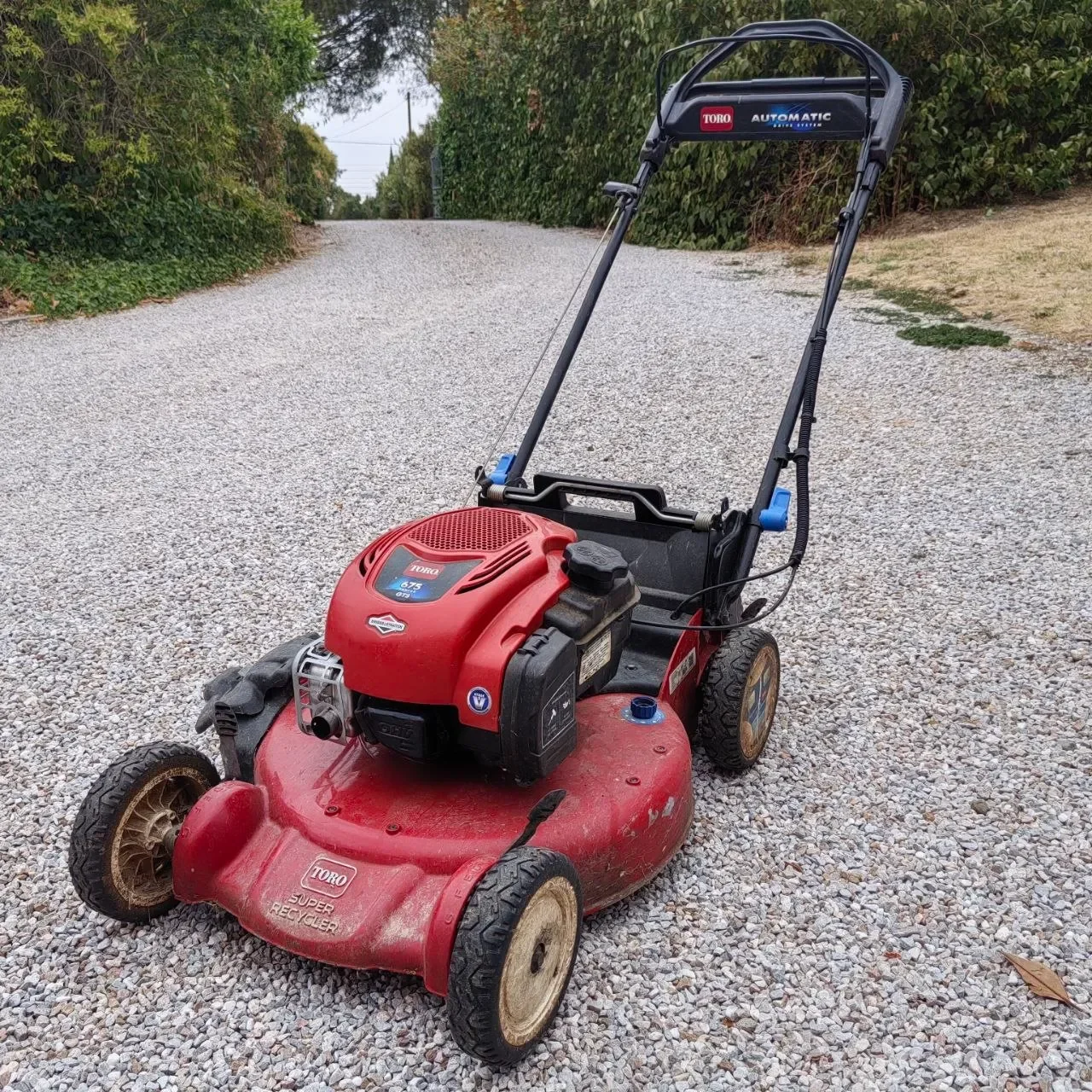 Tondeuse thermique tractée TORO 675 GTS (Mulching / Ramassage)
