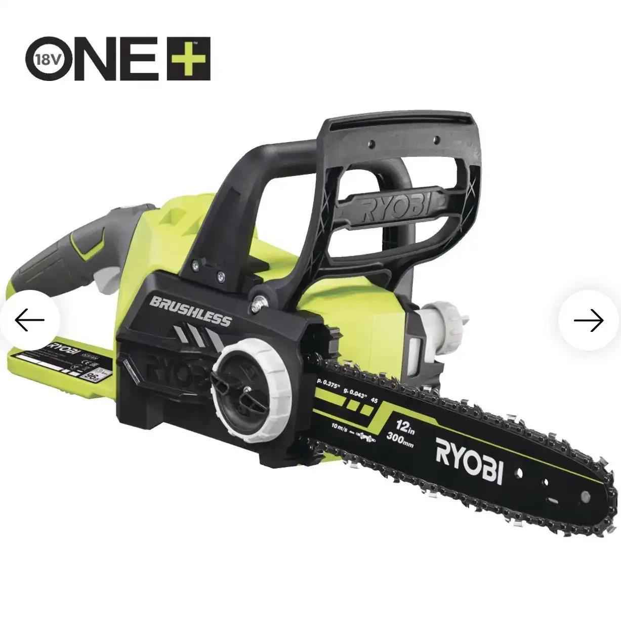 Tronçonneuse Brushles Ryobi