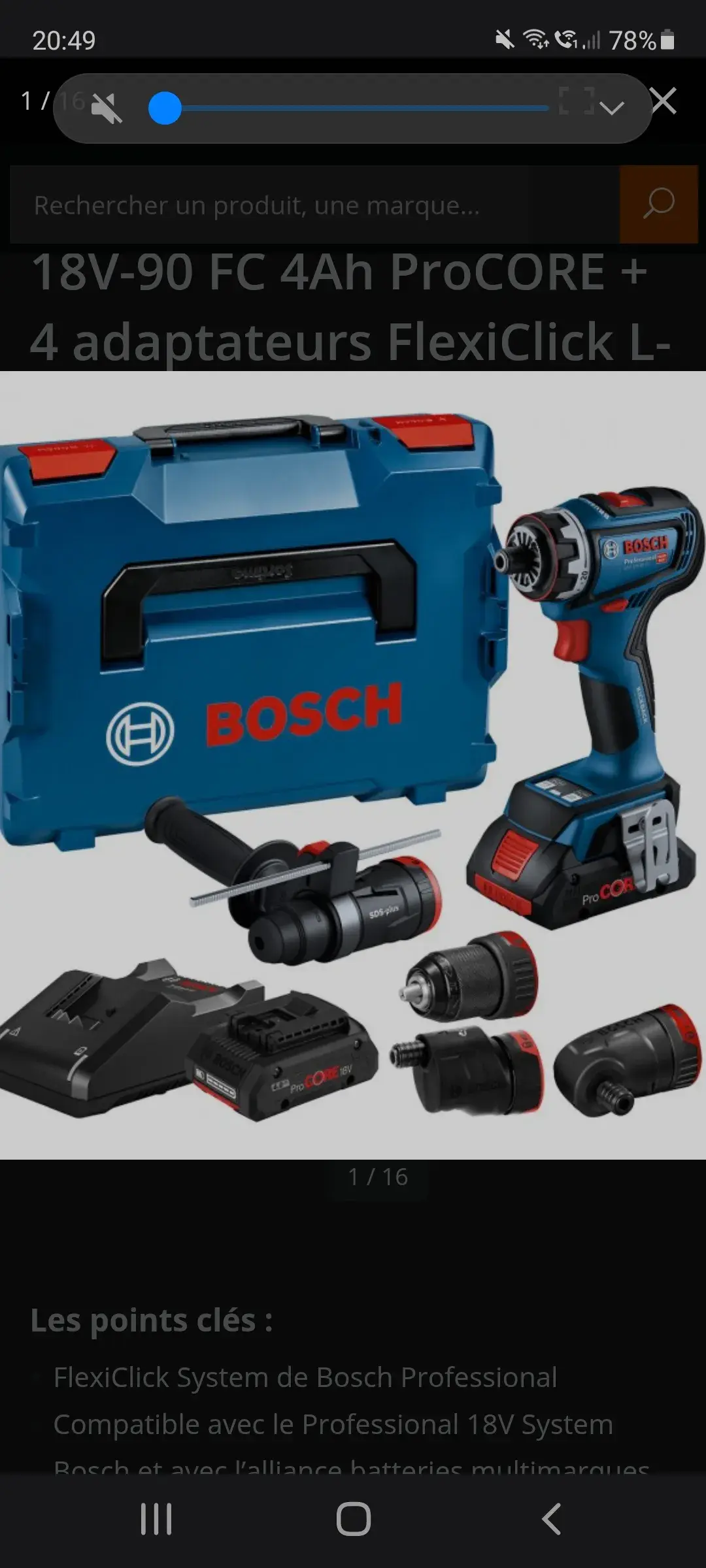 Visseuse bosch pro